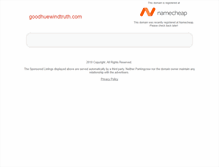 Tablet Screenshot of goodhuewindtruth.com